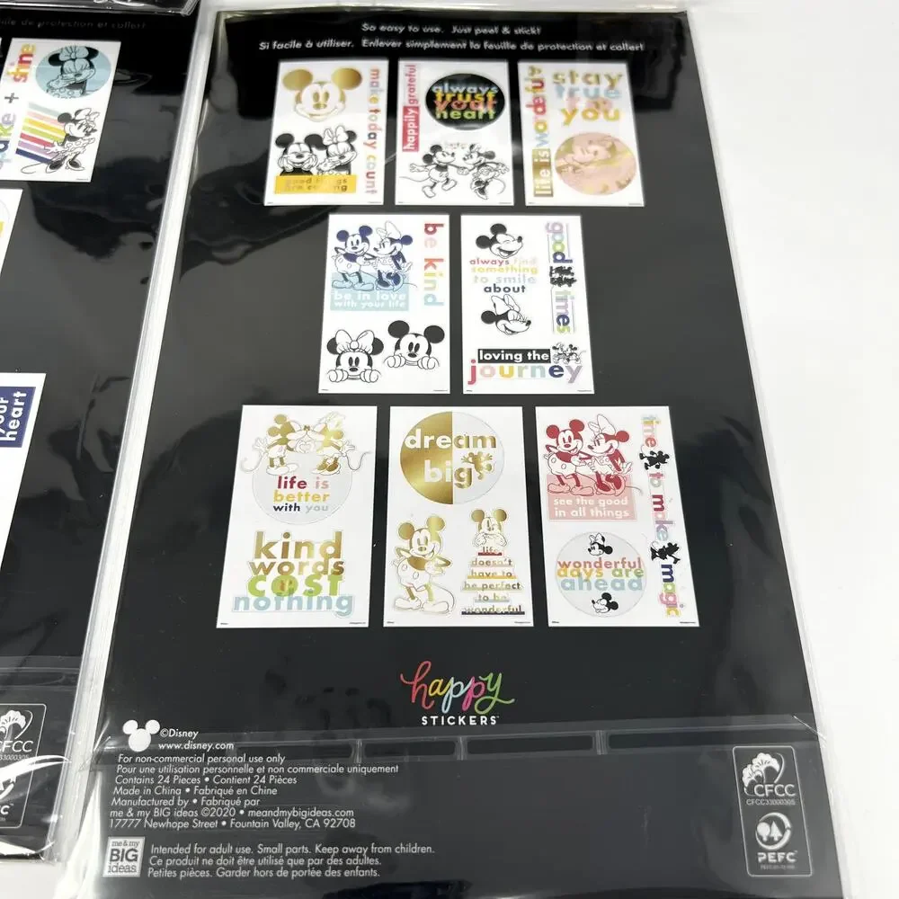 The Happy Planner Lot of 4 MAMBI Stickers Companion Accessories Disney NEW RARE